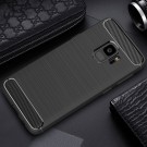Tech-Flex TPU Deksel Carbon for Samsung Galaxy S9 svart thumbnail