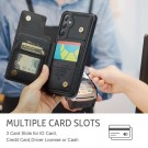 CaseMe Deksel med kortlomme Samsung Galaxy S26+ Plus 5G svart thumbnail