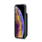 Fierre Shann TPU Deksel med PU-lær plass til kort iPhone X/XS svart thumbnail