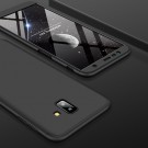 GKK Deksel Tre-trinns heldekkende Galaxy J6 plus (2018) svart thumbnail