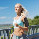 HAWEEL sport bag med lommer for mobil svart thumbnail