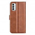 Lommebok deksel Premium for Samsung Galaxy A52 4G/5G/Galaxy A52s Lysbrun thumbnail