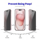 Enkay Hat-Prince Privacy skjermbeskytter iPhone 16  thumbnail
