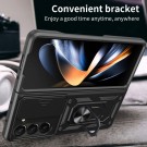 Tech-Flex TPU + PC Deksel med Ring Grep Samsung Galaxy Z Fold 5 5G svart thumbnail