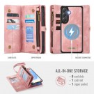 CaseMe 2-i-1 Lommebok deksel Samsung Galaxy S26 Ultra 5G rosa thumbnail