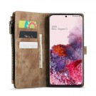 CaseMe multifunksjonell Lommebok deksel Samsung Galaxy S20 brun thumbnail