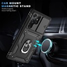 Tech-Flex TPU + PC Deksel med Ring Grep Samsung Galaxy S22 Ultra 5G svart thumbnail