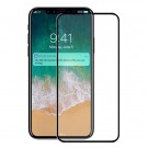 Herdet Glass skjermbeskytter heldekkende iPhone X/XS svart kant thumbnail