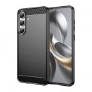 Tech-Flex TPU Deksel Carbon for Samsung Galaxy S25 FE 5G svart thumbnail