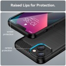 Tech-Flex TPU Deksel Carbon iPhone 14 Plus svart thumbnail