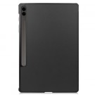 Deksel Tri-Fold Smart til Samsung Galaxy Tab S9 FE+ plus svart thumbnail