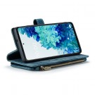 CaseMe multifunksjonell Lommebok deksel Samsung Galaxy S20 FE blå thumbnail