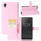 Lommebok deksel for Sony Xperia L1 lys rosa thumbnail