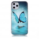 Fashion TPU Deksel iPhone 11 Pro - Blue Butterfly thumbnail