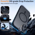 XDcase Frosted TPU Deksel iPhone 17 MagSafe - Svart thumbnail