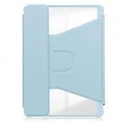 Tech-Flex Deksel i lær Roterende til Samsung Galaxy Tab S9 FE+ plus Sky Blue thumbnail