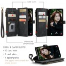 CaseMe multifunksjonell Lommebok deksel Samsung Galaxy S23 FE 5G svart thumbnail