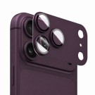 Kalebol kamerabeskyttelse Glass Metall til iPhone 18 Pro - Dark Cherry thumbnail