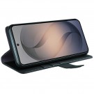 Lommebok deksel ekte Lær for Samsung Galaxy S26 FE 5G svart thumbnail