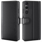 Lommebok deksel ekte Lær for Sony Xperia 1 VII svart thumbnail