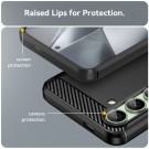 Tech-Flex TPU Deksel Carbon for Samsung Galaxy S24 FE 5G svart thumbnail