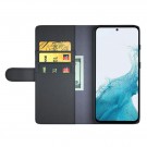 Lommebok deksel ekte Lær for Samsung Galaxy A54 5G svart thumbnail