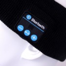 Pannebånd strikket m/bluetooth headset svart thumbnail