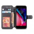 Azns Lommebok deksel for iPhone 6/6S/7/8/SE (2020/2022) svart thumbnail