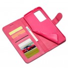 LC.IMEEKE Lommebok deksel for Samsung Galaxy S21 Ultra 5G rosa thumbnail