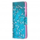 Lommebok deksel for Samsung Galaxy S21 Ultra 5G - Rosa blomster thumbnail