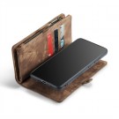 CaseMe 2-i-1 Lommebok deksel Samsung Galaxy S21 Ultra 5G brun thumbnail