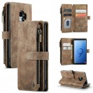 CaseMe multifunksjonell Lommebok deksel Samsung Galaxy S9 brun thumbnail
