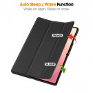 Deksel Tri-Fold Smart til Samsung Galaxy Tab S11 Ultra svart thumbnail