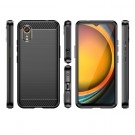 Tech-Flex TPU Deksel Carbon Samsung Galaxy Xcover 7 svart thumbnail