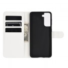 Lommebok deksel Premium for Samsung Galaxy S21 5G hvit thumbnail