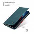 CaseMe flip Retro deksel for Samsung Galaxy S20 Ultra blå thumbnail