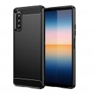 Tech-Flex TPU Deksel Carbon for Sony Xperia 10 IV svart thumbnail