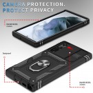 Tech-Flex TPU + PC Deksel med Ring Grep Samsung Galaxy S22 Ultra 5G svart thumbnail