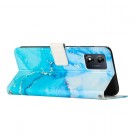 Lommebok deksel for Motorola Moto E13 blå marmor thumbnail