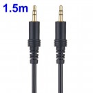 MiniJack Lydkabel 3.5mm 1.5m svart thumbnail