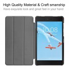 Deksel Tri-Fold Smart Lenovo Tab E7 TB-7104F svart thumbnail