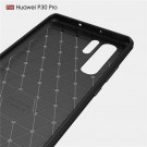 Tech-Flex TPU Deksel Carbon Huawei P30 Pro svart thumbnail