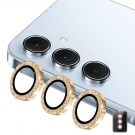 Enkay Hat-Prince glitter Kamera Linser Samsung Galaxy S26 / 26+ 5G - Gull thumbnail