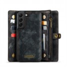 CaseMe 2-i-1 Lommebok deksel Samsung Galaxy S22+ plus 5G svart thumbnail