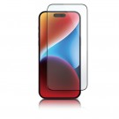 Panzer Premium skjermbeskyttelse Full-Fit Silicate Glass iPhone 15 svart kant thumbnail
