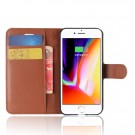 Lommebok deksel for iPhone 7/8/SE (2020/2022) brun thumbnail