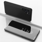 Mirror View Flip deksel Samsung Galaxy S22 Ultra 5G svart thumbnail