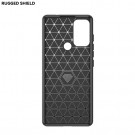 Tech-Flex TPU Deksel Carbon for Motorola Moto G60s svart thumbnail