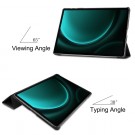 Deksel Tri-Fold Smart til Samsung Galaxy Tab S9 FE+ plus svart thumbnail