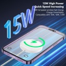 ESSAGER Magnetisk trådløs hurtig lader MagSafe 15W - Svart thumbnail
